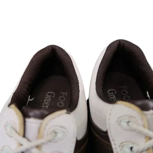 FootJoy Golf Shoes Mens 8 Saddle Oxford GreenJoys Sport Cleat Spikes Classic Low - Picture 9 of 15